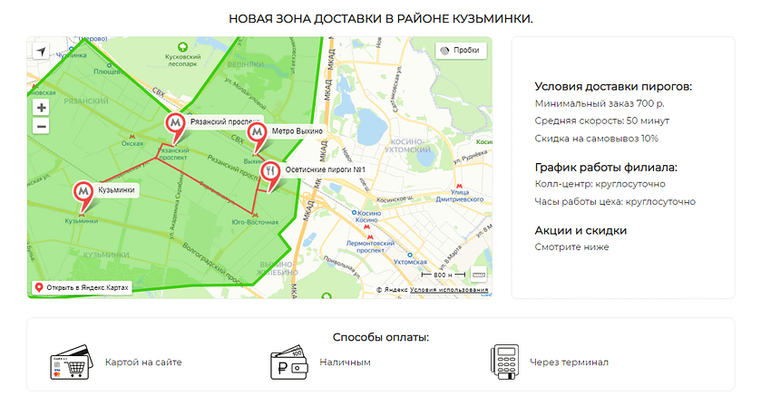 условия по доставке